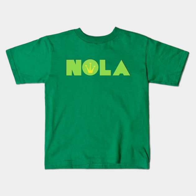 NOLA Kids T-Shirt by cxtnd